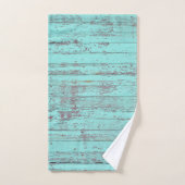 Türkisholz rustikal badhandtuch set (Handtuch)