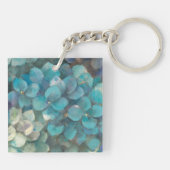 TürkisHydrangea Schlüsselanhänger (Rückseite)