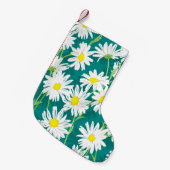 Türkiskamil: Bläserne nahtlose Illustration. Kleiner Weihnachtsstrumpf (Vorderansicht (hängend))