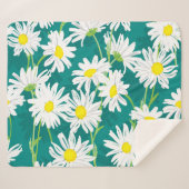 Türkiskamil: Bläserne nahtlose Illustration. Sherpadecke (Vorderseite (Horizontal))