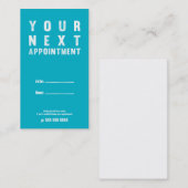 Türkiskarte Terminkarte (Vorne/Hinten)