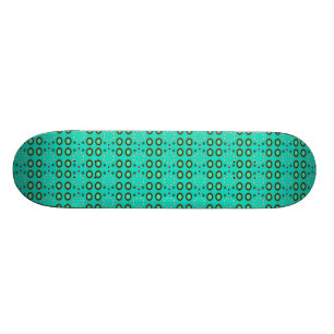 Türkiskreismuster Skateboard