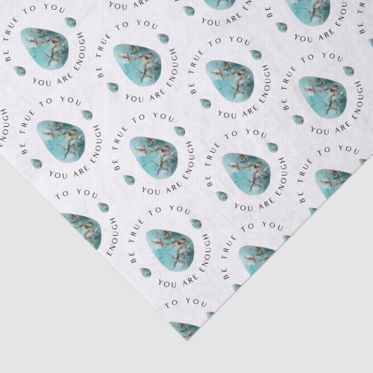 Türkiskristall Seidenpapier (Ausschnitt)