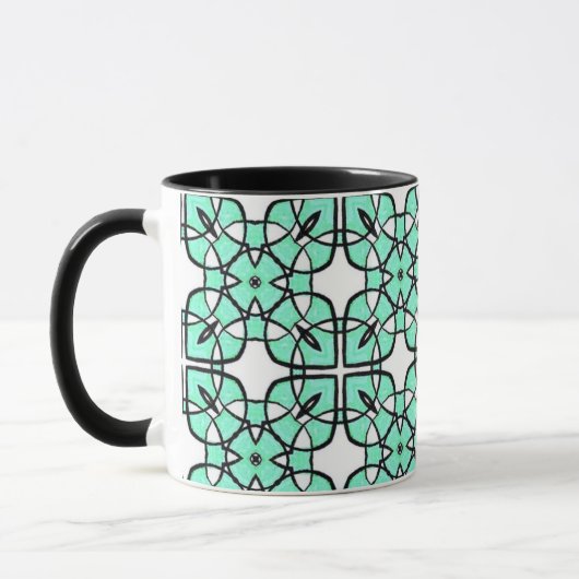 Türkisloops Tasse (Links)