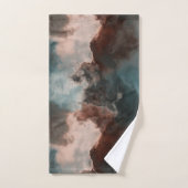 Türkismarmor abstrakt badhandtuch set (Handtuch)