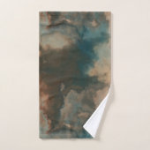 Türkismarmor abstrakt badhandtuch set (Handtuch)