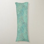Türkismarmor Abstrakt Seitenschläferkissen (Vorderseite Vertikal)