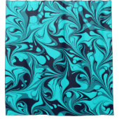 Türkismarmor Duschvorhang (Vorderseite)