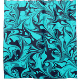 Türkismarmor Duschvorhang