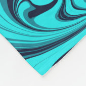 Türkismarmor Fleecedecke (Ecke)