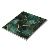 Türkismarmor, goldene Adern, Nahtlose Eleganz Fliese (Seite)