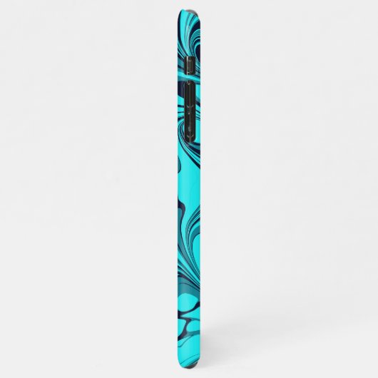 Türkismarmor iPhone Hülle (Linke Seite)