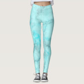 Türkismarmor Leggings (Vorderseite)