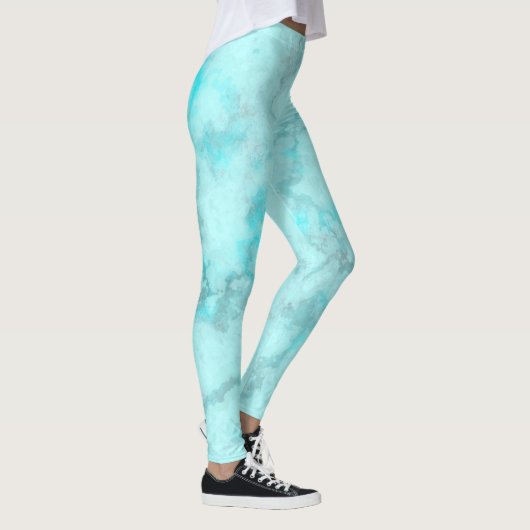 Türkismarmor Leggings (Rechts)