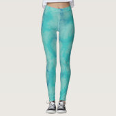 Türkismarmor Leggings (Vorderseite)