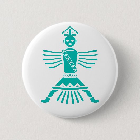 Türkismesser Button (Vorderseite)