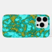 Türkismuster Case-Mate iPhone Hülle (Rückseite (Horizontal))