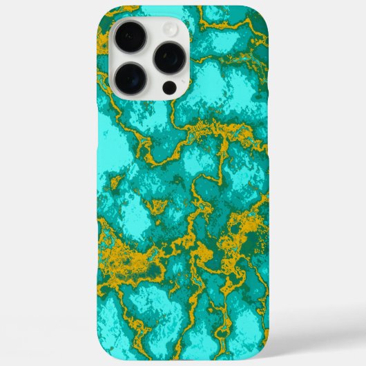 Türkismuster Case-Mate iPhone Hülle (Rückseite)