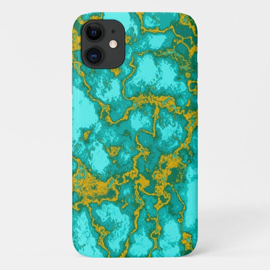 Türkismuster Case-Mate iPhone Hülle (Rückseite)