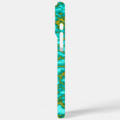 Türkismuster Case-Mate iPhone Hülle (Rückseite / Links)