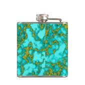 Türkismuster Flachmann (Rückseite)