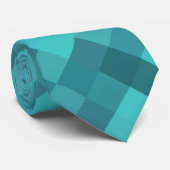Türkismuster Krawatte (Gerollt)