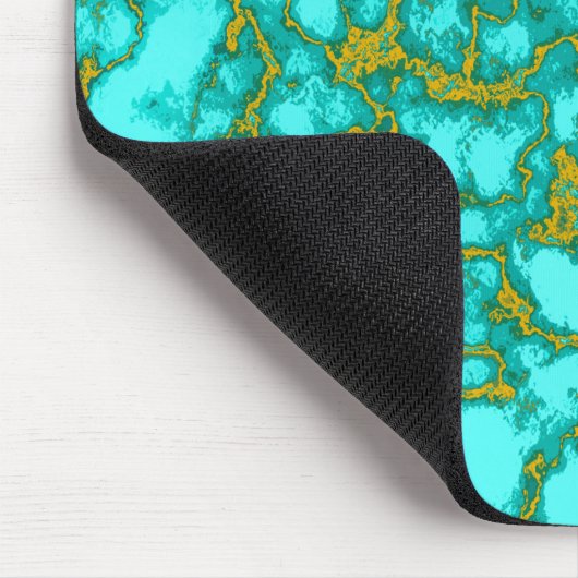 Türkismuster Mousepad (Ecke)