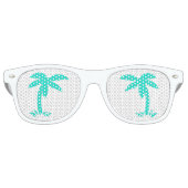 Türkispalmen Sonnenbrille (Vorderseite)