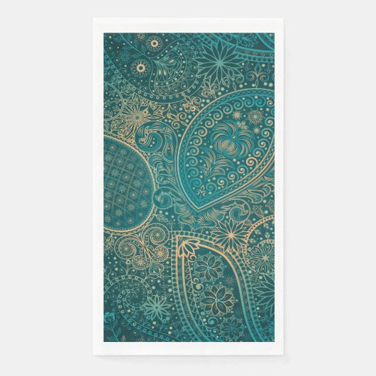 Türkispapier Napkin Serviette (Vorderseite)