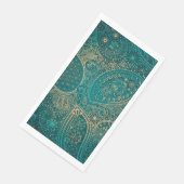 Türkispapier Napkin Serviette (Ecke)
