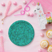 Türkispapierplatte Pappteller (Party)