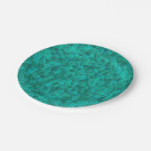 Türkispapierplatte Pappteller (Schrägansicht)