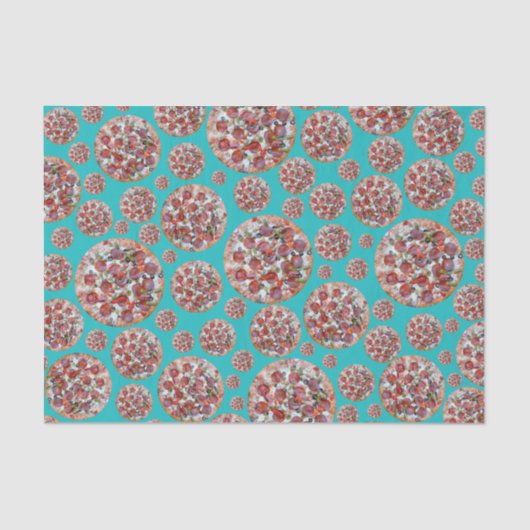 Türkispizzatorte Seidenpapier (Vorderseite)