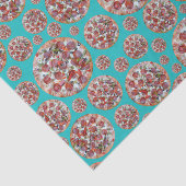 Türkispizzatorte Seidenpapier (Ausschnitt)