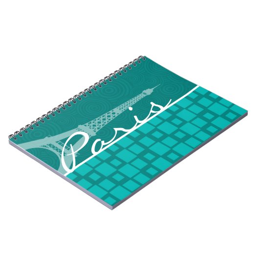 Türkisplätze; Paris Notizblock (Linke Seite)