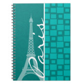 Türkisplätze; Paris Notizblock (Vorderseite)