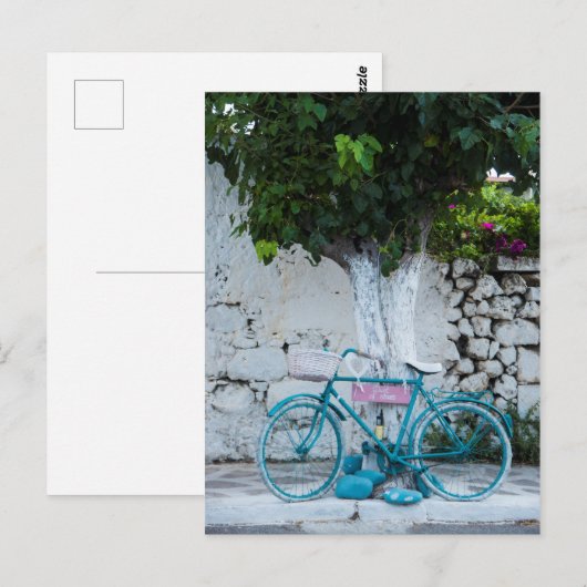 Türkisrad Postkarte (Vorne/Hinten)