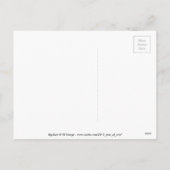 Türkisrot Chinesisches Neujahr Zodiac Postkarte (Rückseite)