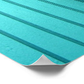 Türkisrot Poster (Ecke)