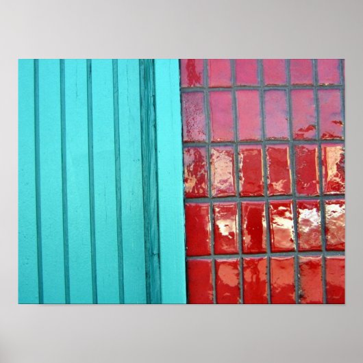 Türkisrot Poster (Vorne)