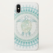 Türkisschildkröte und Mandala-Tier Case-Mate iPhone Hülle (Rückseite)