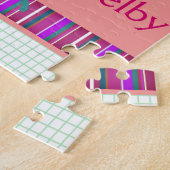 Türkisschmetterling mit Namen Puzzle (Seite)