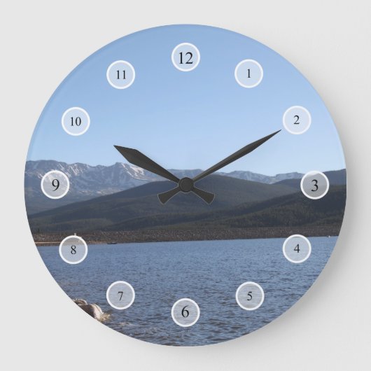 Türkissee, Colorado Große Wanduhr (Vorderseite)