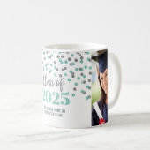 Türkissilber-Klasse von 2025 Kaffee-Tasse Kaffeetasse (VorderseiteRechts)