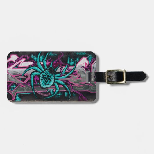 Türkisspinne Gepäckanhänger (Vorderseite horizontal)