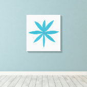 Türkisstar Leinwanddruck (Insitu (Holzboden))