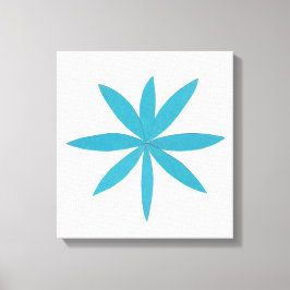 Türkisstar Leinwanddruck