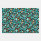 Türkissteine Geschenkpapier Set (Vorderseite 2)