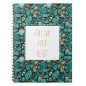 Türkissteine Notizblock (Vorderseite)