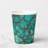 Türkissteine Pappbecher (Rückseite)